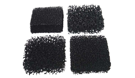 活性炭蜂窝棉切割样品