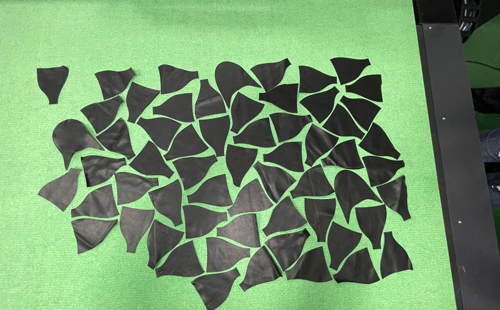 真皮沙发振动刀切割机